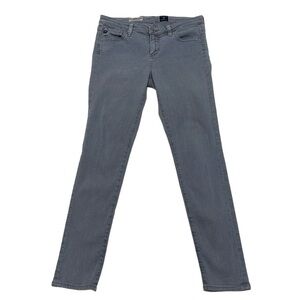 AG Adriano Goldschmied Jeans Women's 28 Grey The Legging Ankle Super Skinny USA